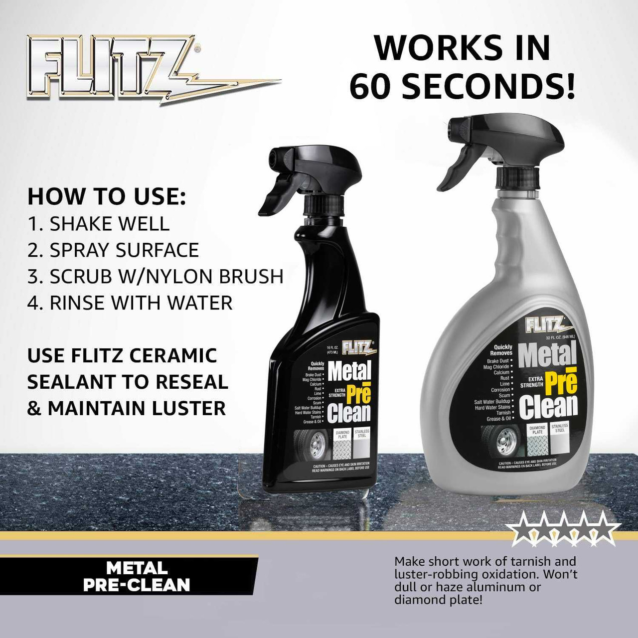 Aluminum Wheel Cleaner & Metal PreClean | Flitz