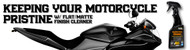 Keeping Your Motorcycle Pristine with the Flat Matte Finish Cleaner!