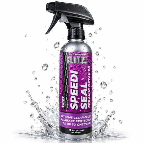 Flitz Speedi Seal Ceramic Detailer 16 oz spray bottle for gloss and surface protection