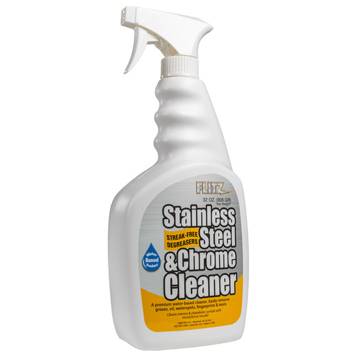 Flitz Stainless Steel & Chrome Clean (32oz WHITE)
