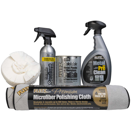 Flitz Headlight Restoration Kit for Clear Plastic Headlights