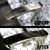 A picture of a stainless steel sink faucet before and after using Flitz Faucet Wax