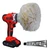 The Flitz 5-inch BuffBall attachment with a tube of polish paste.