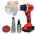 The Flitz Headlight Restoration Kit includes a small tube of Flitz polish paste, a small bottle of Flitz ceramic sealant, a 3” buff ball drill attachment, and a 1000 grit scrubbing pad.