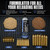 Clean brass casings after tumbling with Flitz Tumbler Media Additive.