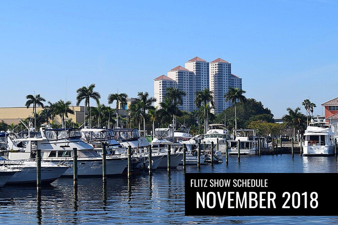 Flitz Show Schedule for November 2018