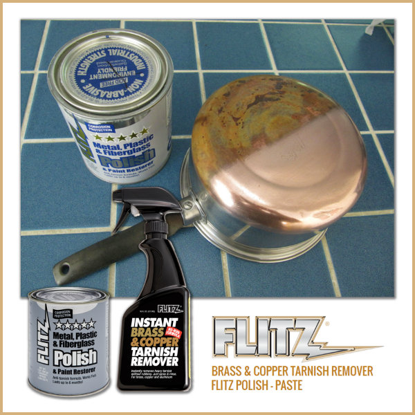 Impossibly Fast! - World's Greatest Tarnish Removing Combo - Flitz Brass &  Copper Tarnish Remover 