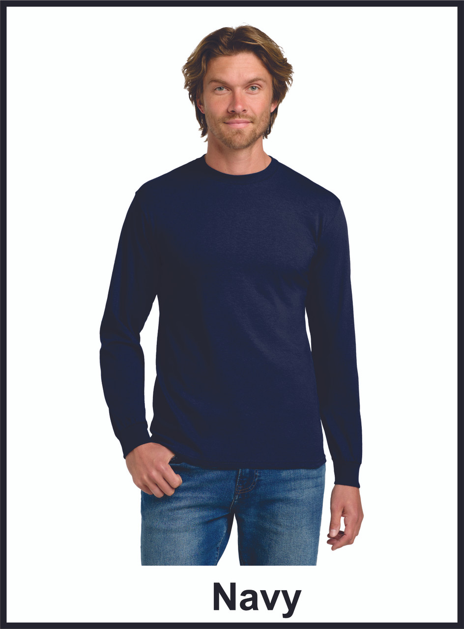 Navy Long Sleeve T-Shirts
