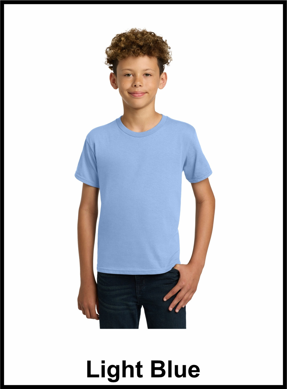 Light Blue  Youth T-Shirts
