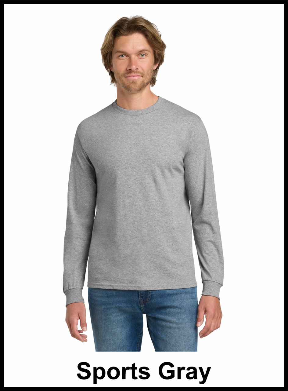 Sport Gray Long Sleeve T-Shirts