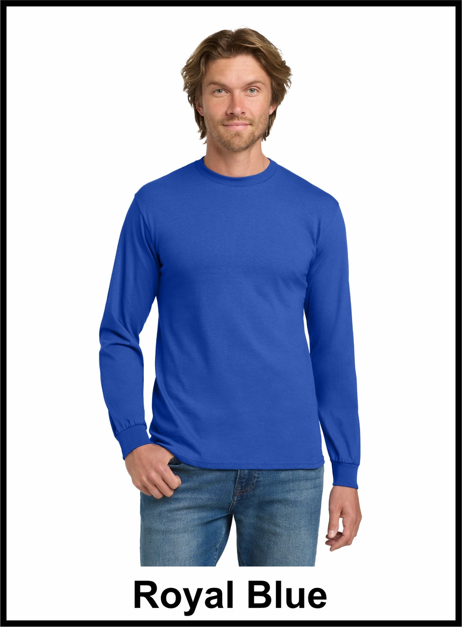 Royal Blue Long Sleeve T-Shirts