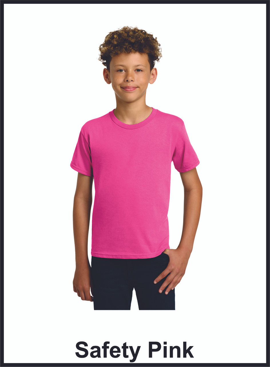 Safety Pink Youth T-Shirts
