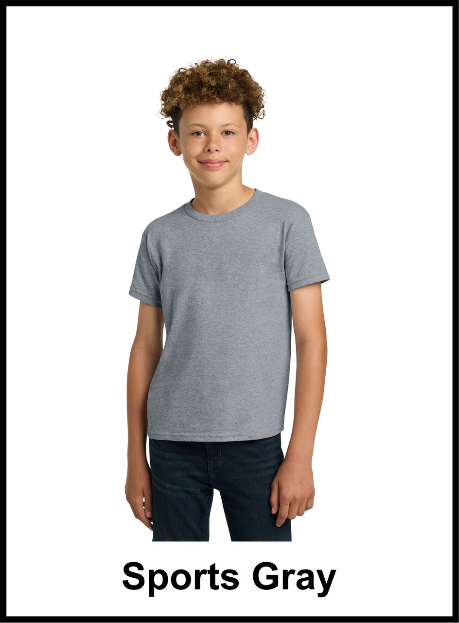 Sp[ort Gray Youth T-Shirts
