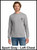 Custom Printed, Sport Gray Long sleeve T-Shirts, Left Chest, One Color