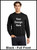 Custom Printed, Black Sweatshirts, Full Front, One Color