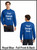Custom Printed, Royal Blue Sweatshirts, Full Front and Full Back, One Color