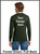 Custom Printed, Forest Green Long sleeve T-Shirts, Full Back, One Color