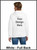 Custom Printed,  White Zipped Hooded , Full Back, One Color