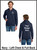 Custom Printed, Navy  Zipped Hooded, Left Chest and Full Back, One Color