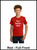 Custom Printed, Red Youth T-Shirts, Full Front, One Color