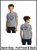 Custom Printed, Youth Sport Gray T-Shirts, Full Front and Full Back, One Color