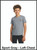Custom Printed, Youth Sport Gray T-Shirts, Left Chest, One Color