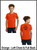 Custom Printed, Orange Youth T-Shirts, Left Chest and Full Back, One Color