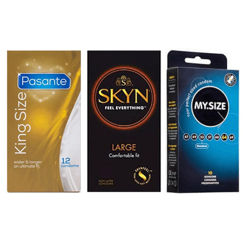 Large Size Condoms Value Pack (32 Pack)