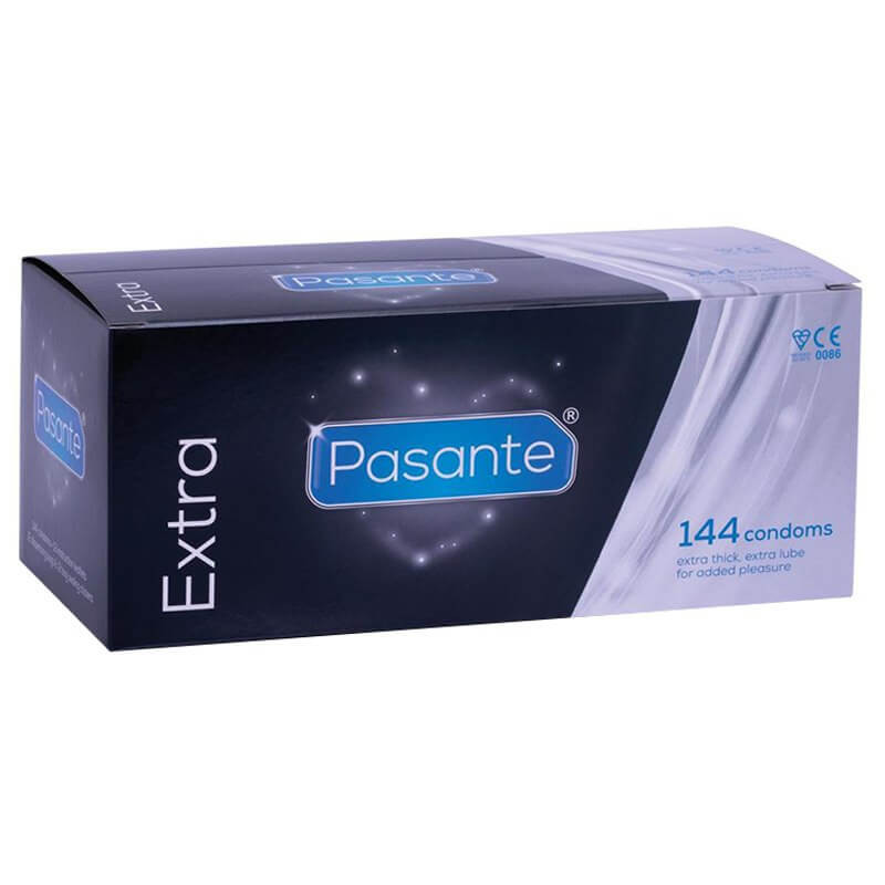 Pasante Extra Safe Condoms Bulk Packs 144 Condoms - Extra Safe