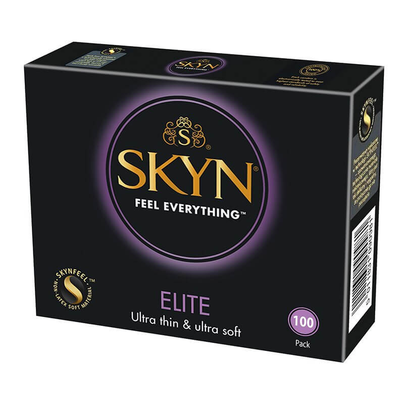 Skyn Elite Latex Free Thin Condoms Bulk Packs 100 Condoms - Non Latex