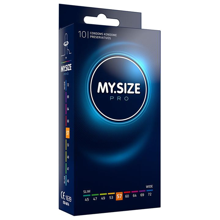 My Size Pro 57mm Regular Condoms 10 Condoms - Natural