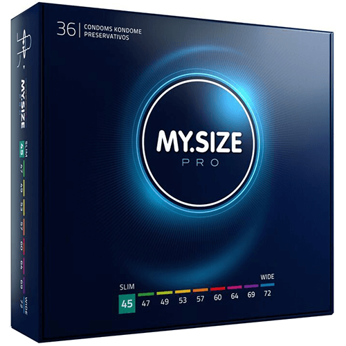 My Size 45mm Small Condoms Bulk Packs 72 Condoms - Small