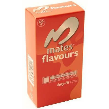 Mates Flavours Condoms (8 Pack) 16 Condoms - Flavoured