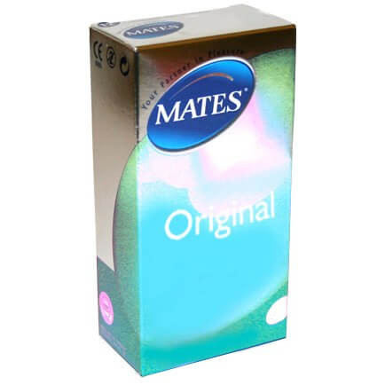 Mates Original Regular Condoms 40 Condoms - Natural