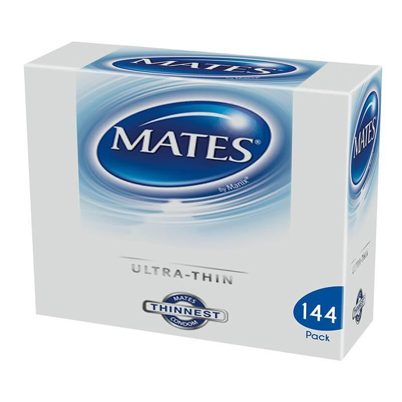 Mates Ultra Thin Condoms Bulk Packs 864 Condoms - Thin