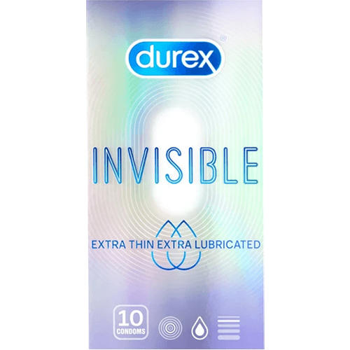 Durex Invisible Extra Thin Extra Lubricated Condoms 36 Condoms - Thin