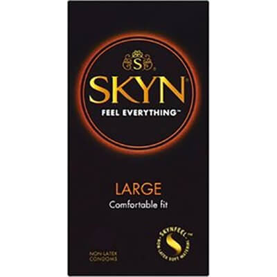 Skyn Large Condoms 10 Condoms - Sensation