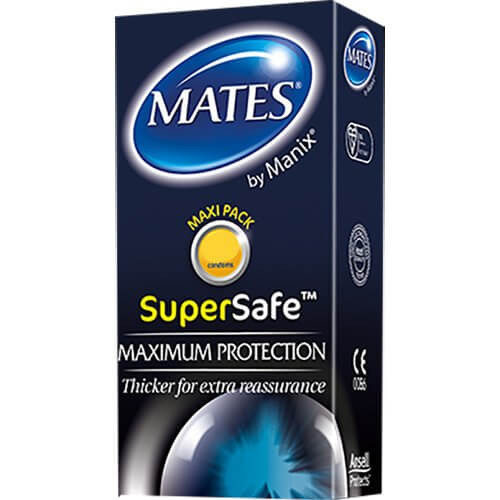 Mates Super Safe (Protector) Condoms 40 Condoms - Extra Safe
