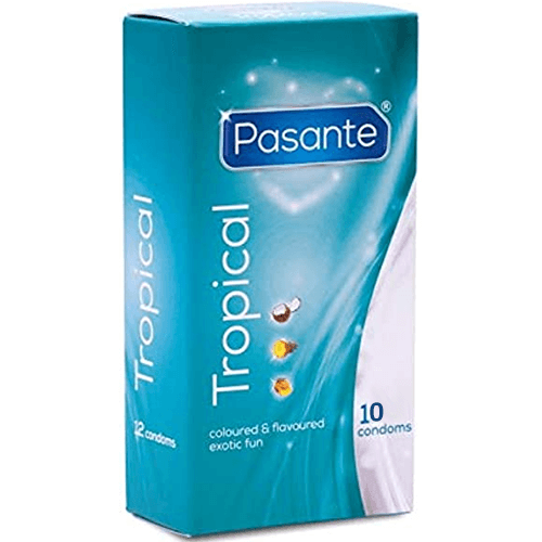 Pasante Tropical Flavours Condoms 40 Condoms - Flavoured
