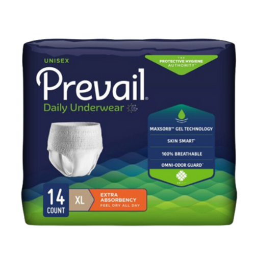 Prevail Unisex Adult Daily Underwear Size Extra Large