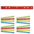 12in Plastic Rulers 12