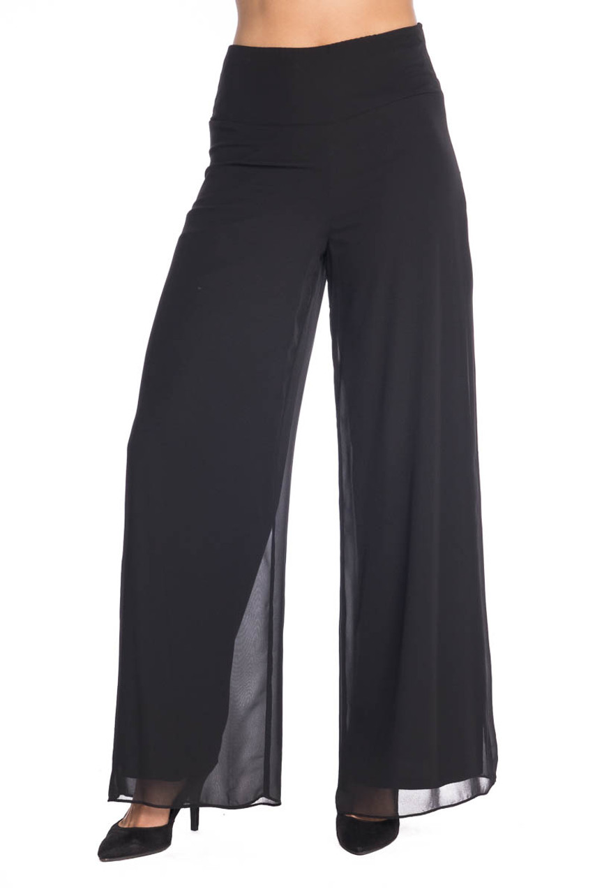 【TWN】24SS★ High Core Wide Nylon Pants RUBBER LOGO NYLON WIDE PANTS – BLACK | SHOOP Clothing