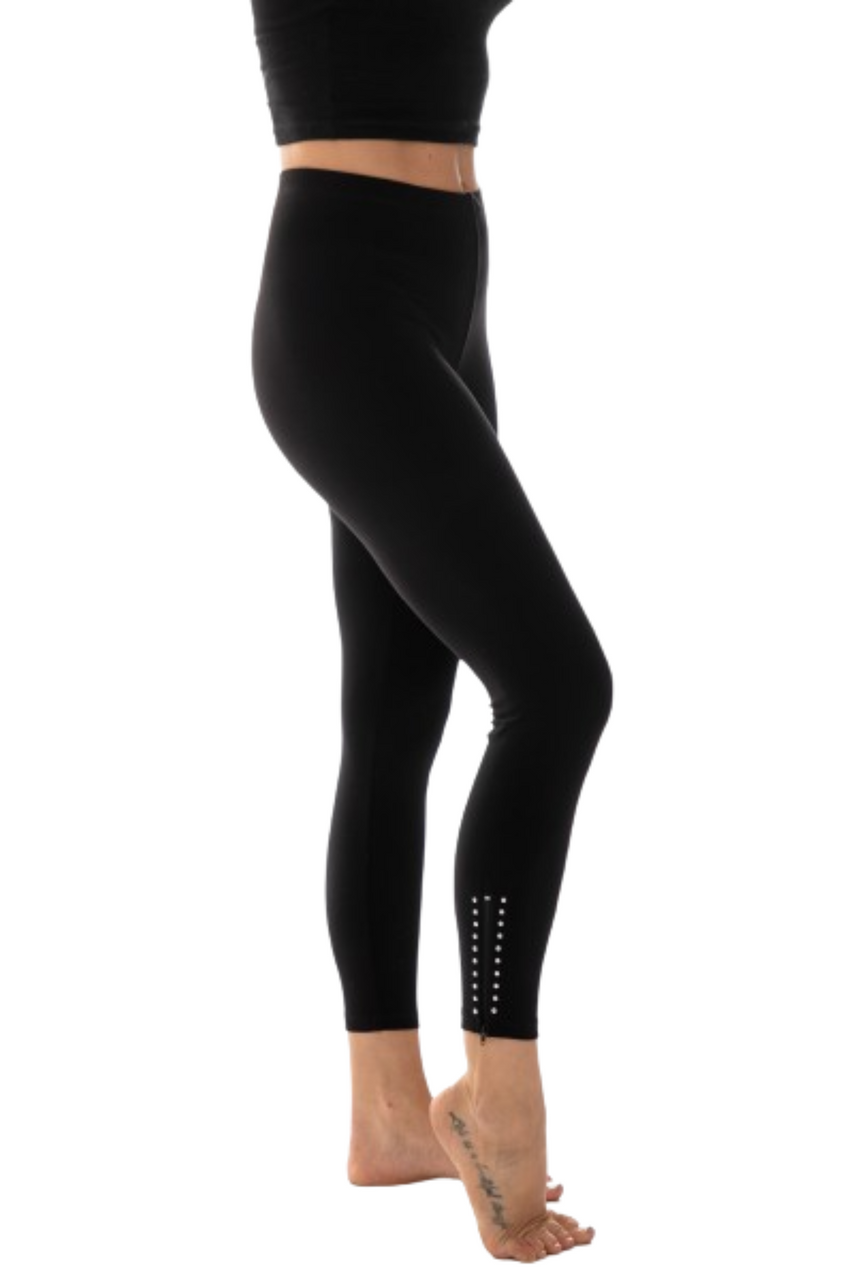 Buy Black Leggings, Rhinestone Leggings, High Waist Leggings