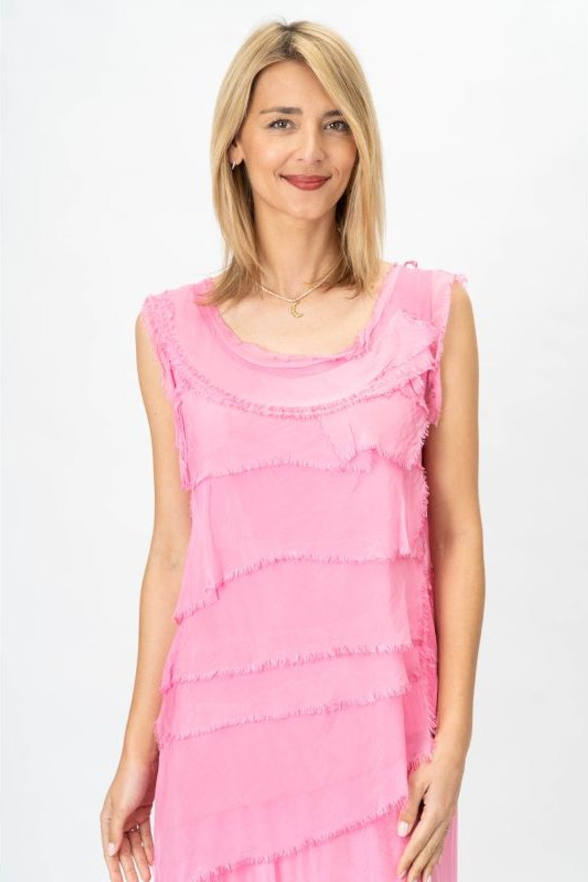 TYPESERVICE ♥ Asymmetrical Ruffle Trim Raglan Top Silky Asymmetrical Ruffle Top - Vita Boutique