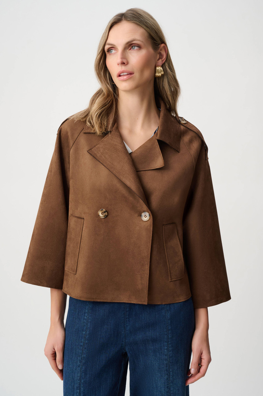 Scuba Suede Boxy Jacket - Vita Boutique Scuba Suede Boxy Jacket - Vita Boutique