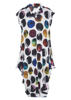 Front of the Diego Globe Print Dress from Kozan