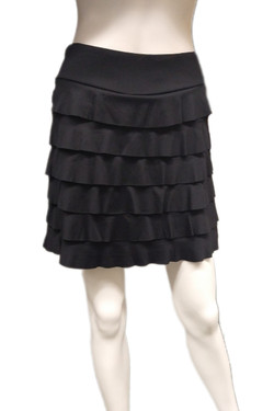 Front of the Cha Cha Skort from LuLu B style SPX3199S in the color black