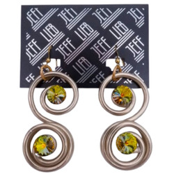 Golden Twist Wire Earrings SKU 27409 from Jeff Lieb