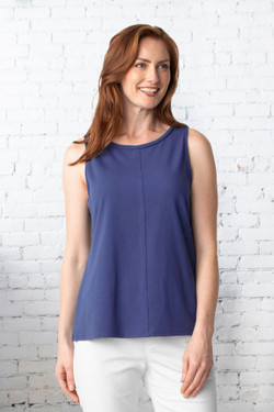 Front of the Essential Tank style 320309 from Olivia in the color dusk