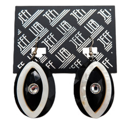 Oval Pendant Earrings SKU 28588 from Jeff Lieb